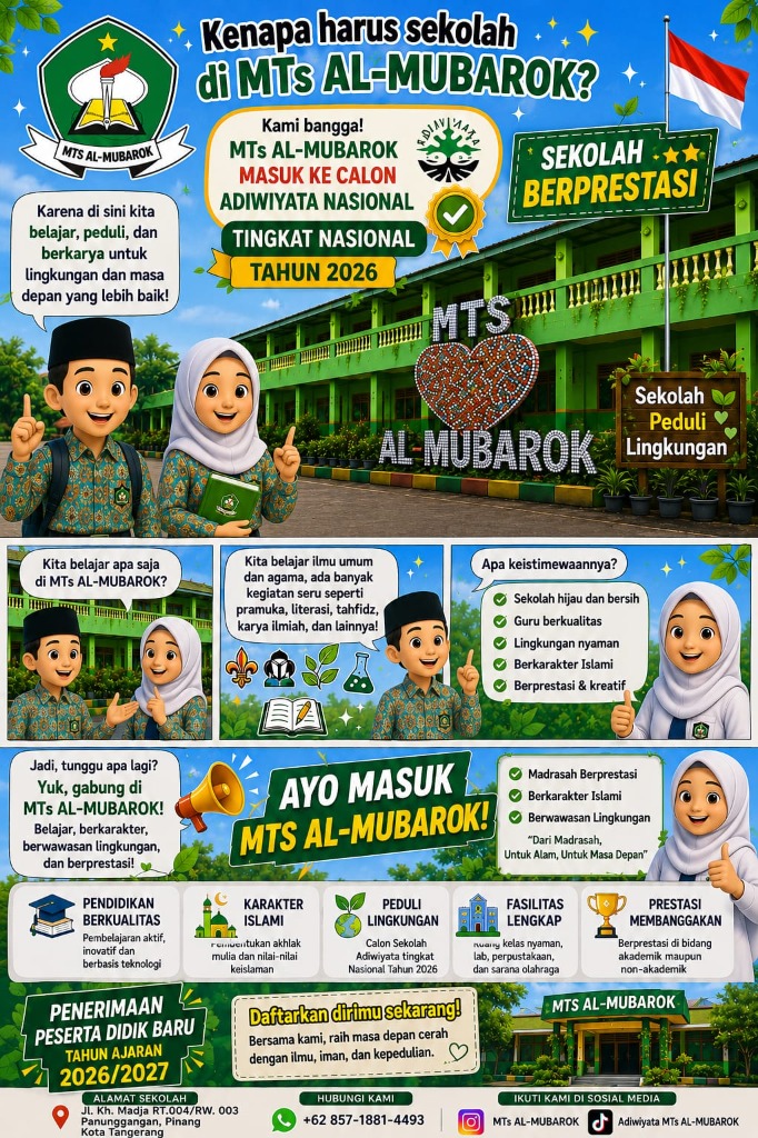 Kenapa Harus Sekolah di MTs Al-Mubarok