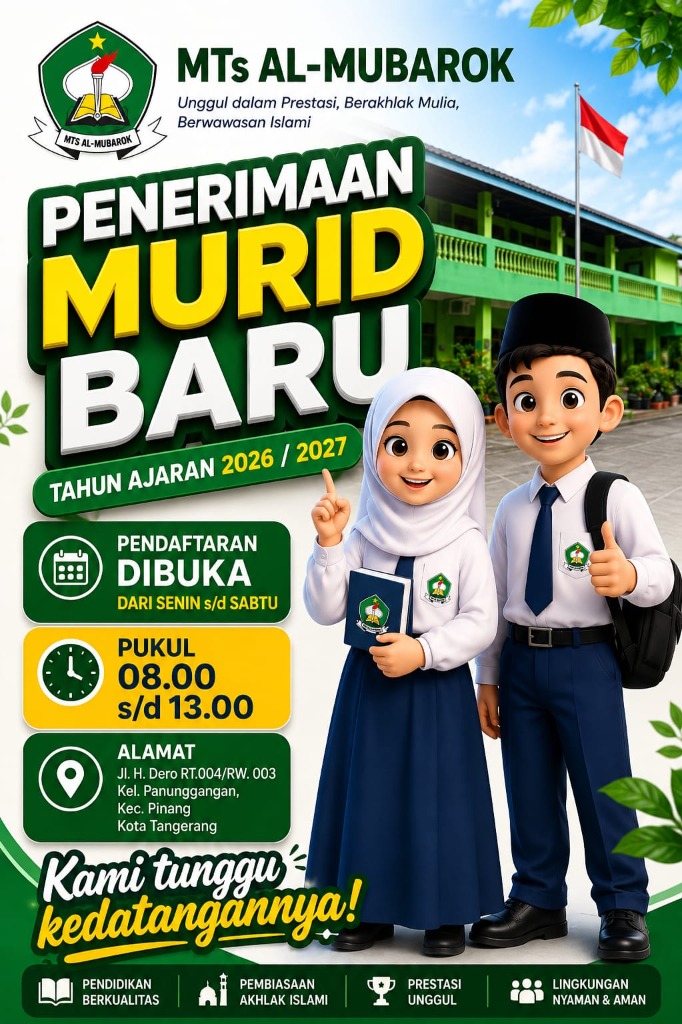 Poster PPDB Penerimaan Murid Baru 2026/2027